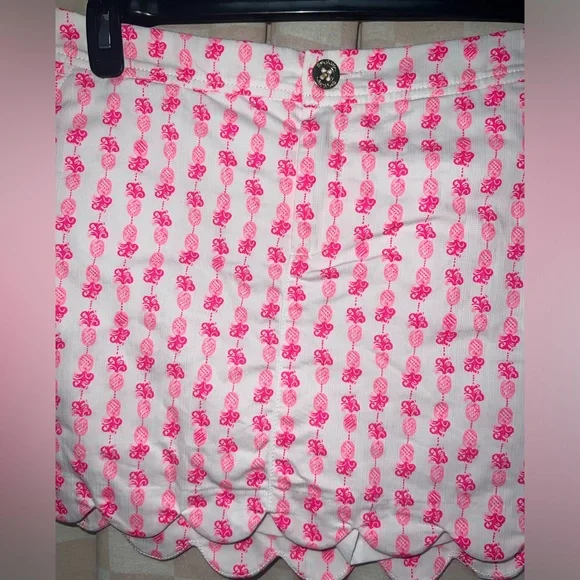 Lilly Pulitzer Colette Skort Pink Topaz Pineapple - Picture 3 of 12